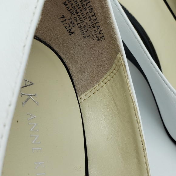Anne Klein wedge type heels sz 7.5 - Picture 11 of 14